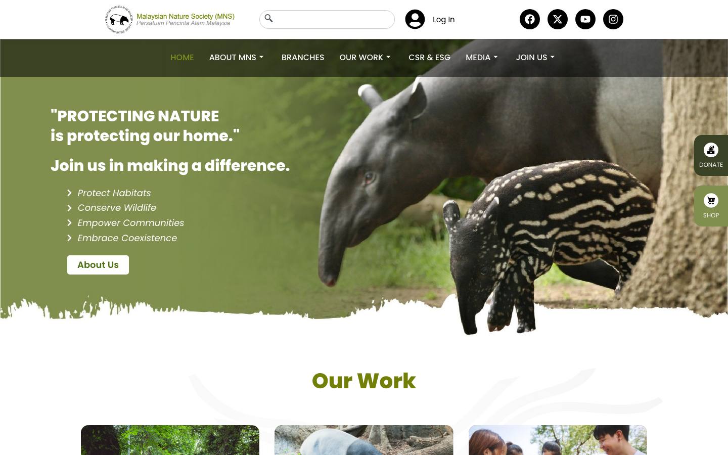 Malaysian Nature Society website